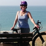 Gillian enjoying thirty-mile bike rides again after complex knee replacement surgery